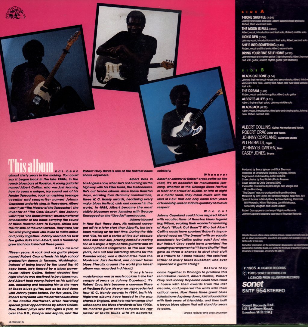 Albert Collins/Robert Cray/Johnny Copeland - Showdown - Lp
