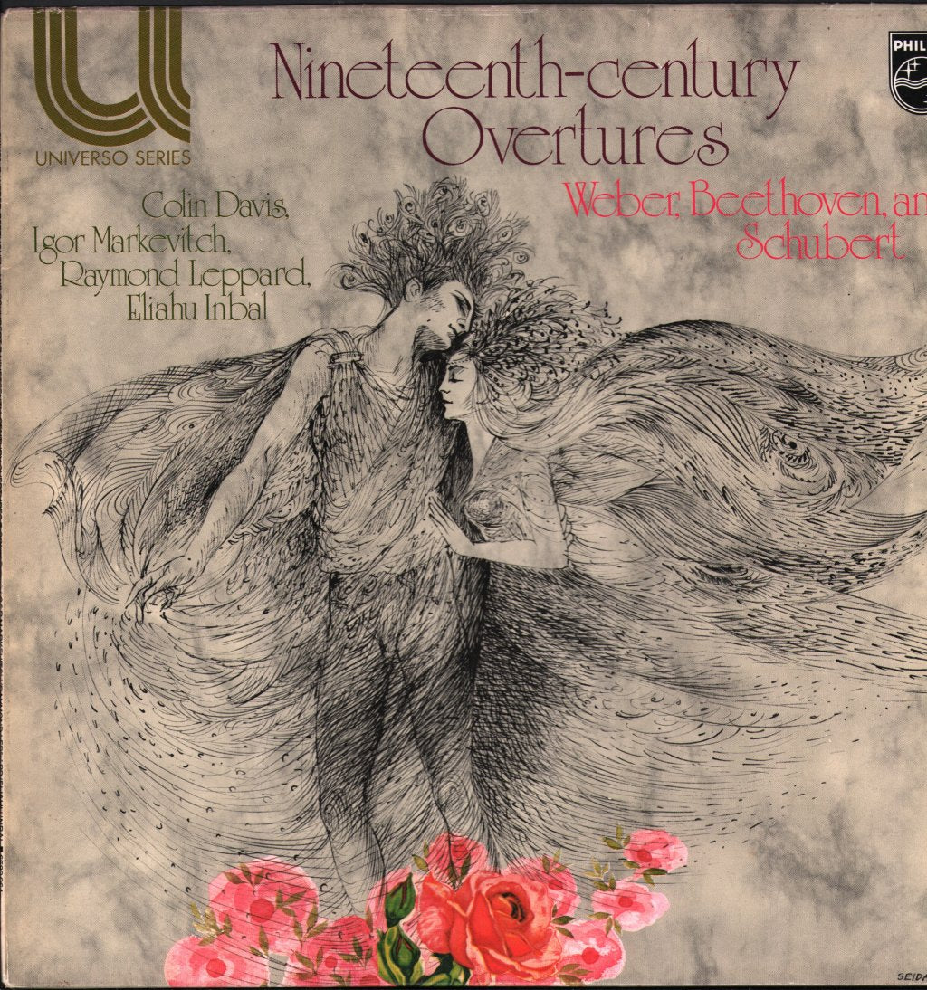 Colin Davis / Igor Markevitch / Raymond Leppard / Eliahu Inbal - Nineteenth-Century Overtures - Weber, Beethoven and Schubert - Lp