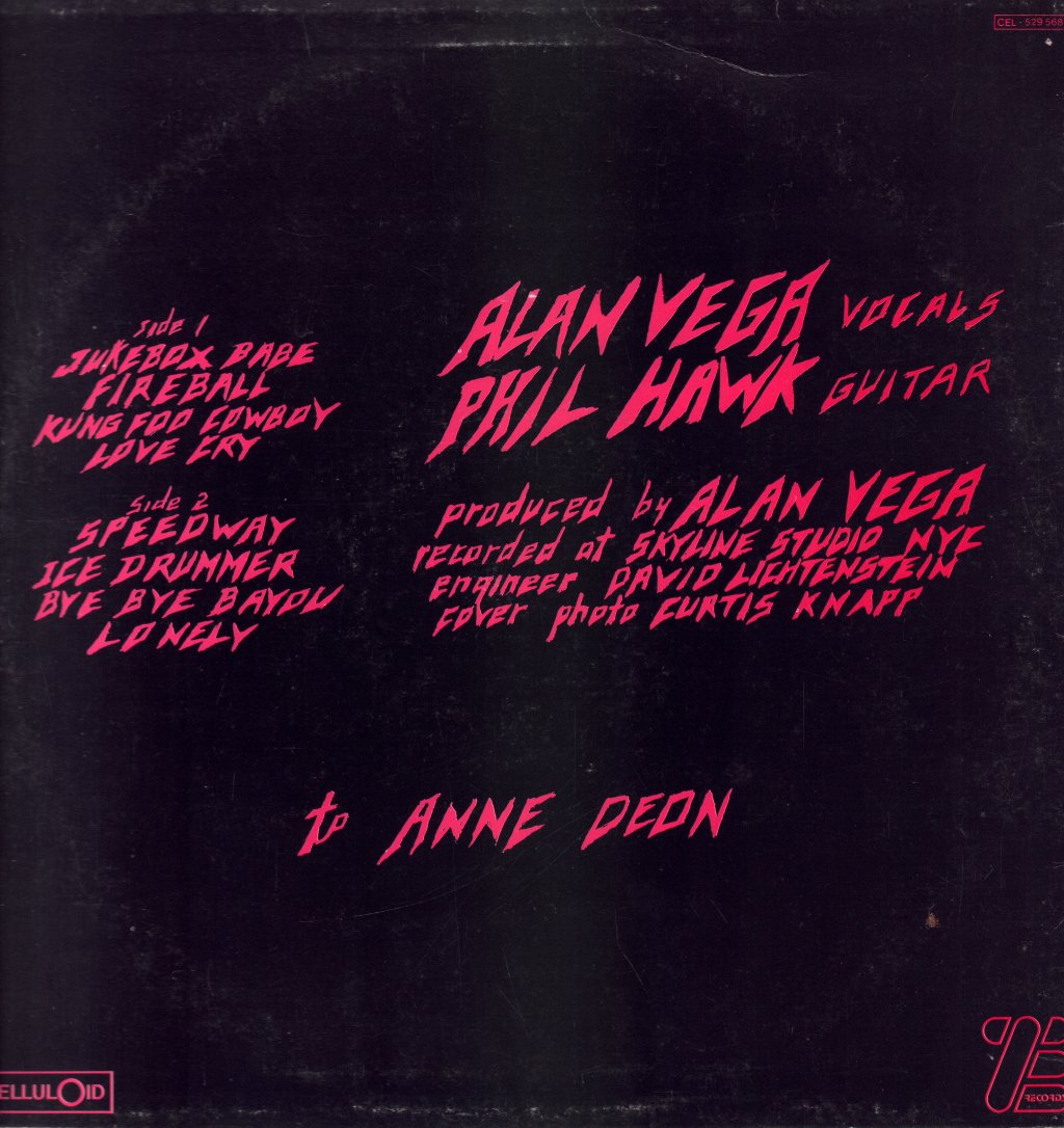 Alan Vega - Alan Vega - Lp