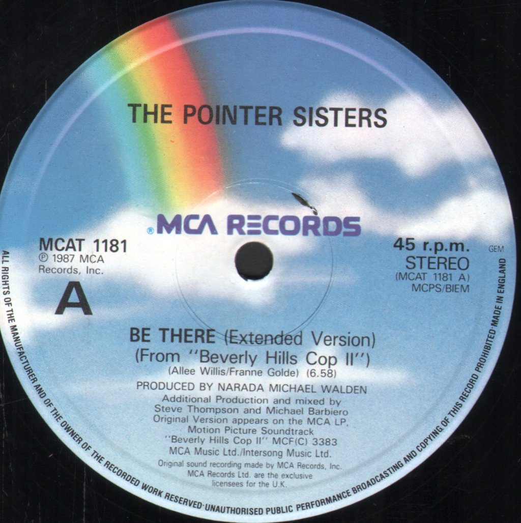 Pointer Sisters - Be There - 12 Inch