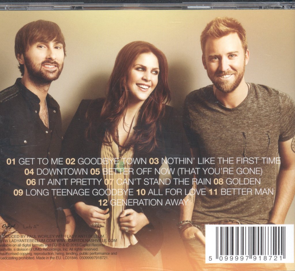 Lady Antebellum - Golden - Cd