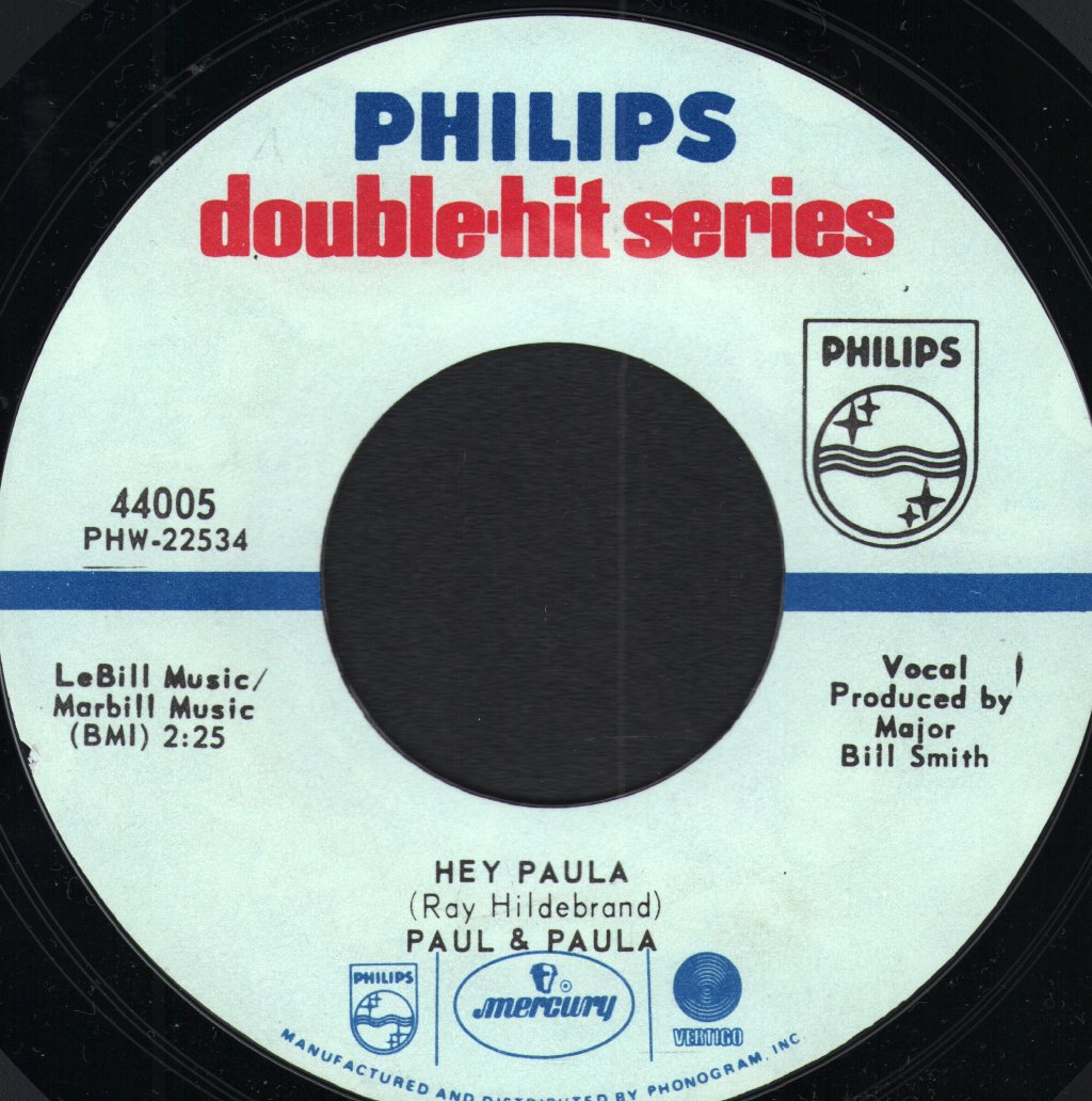 Paul And Paula - Hey Paula / Something Old, Something New - 7 Inch