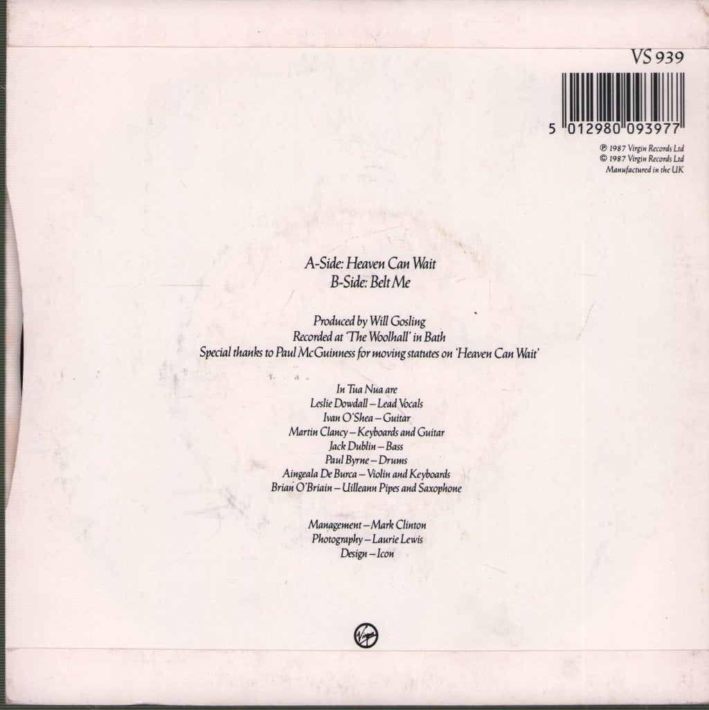 In Tua Nua - Heaven Can Wait - 7 Inch