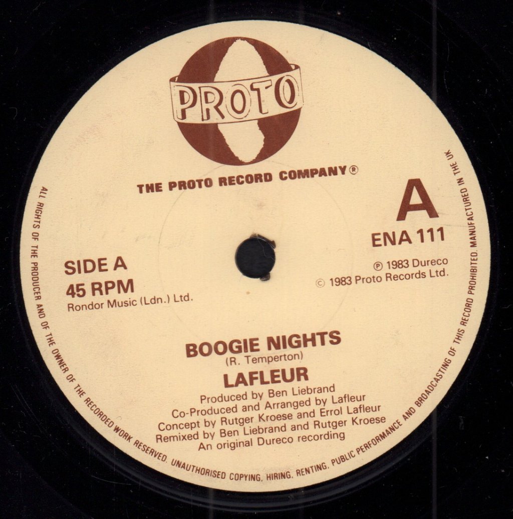 Lafleur - Boogie Nights - 7 Inch