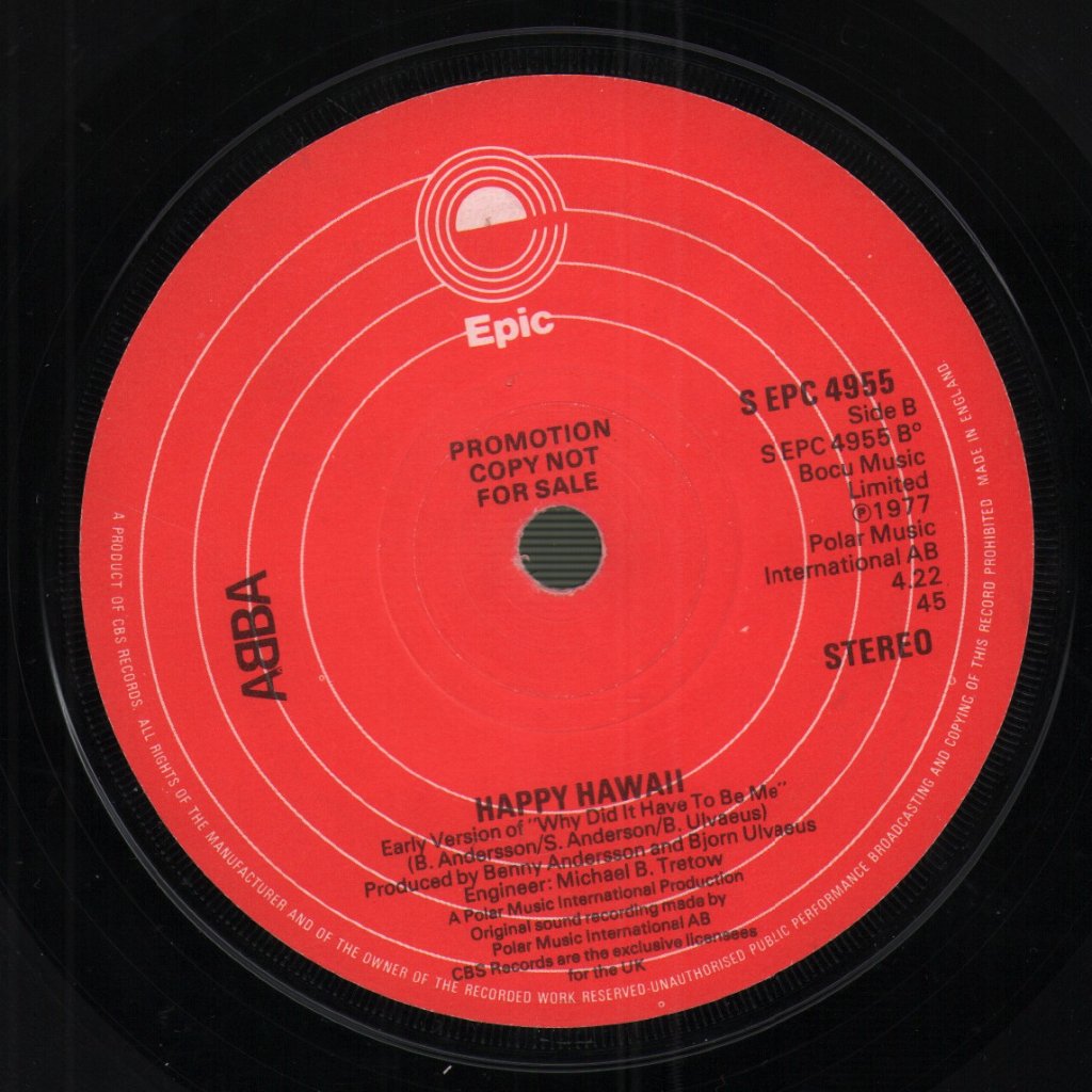 ABBA - Knowing Me Knowing You - 7 Inch