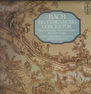 Arthur Davison / Virtuosi Of England - Bach - Brandenburg Concertos - Lp