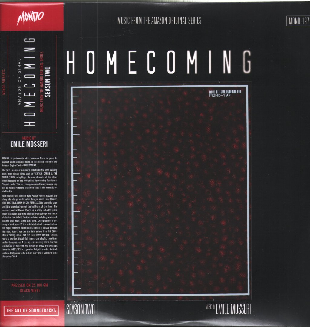 Emile Mosseri - Homecoming Season Two - Music From The Amazon Original Series - Double Lp