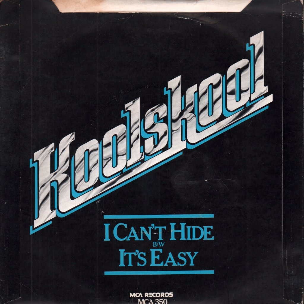 Koolskool - I Can't Hide - 7 Inch