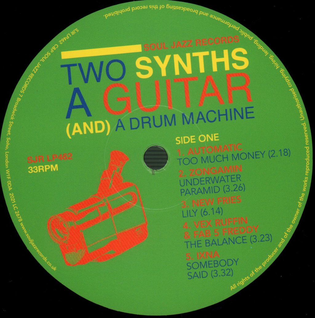 Various Artists - Two Synths A Guitar (And) A Drum Machine  - Post Punk Dance 1 - Double Lp