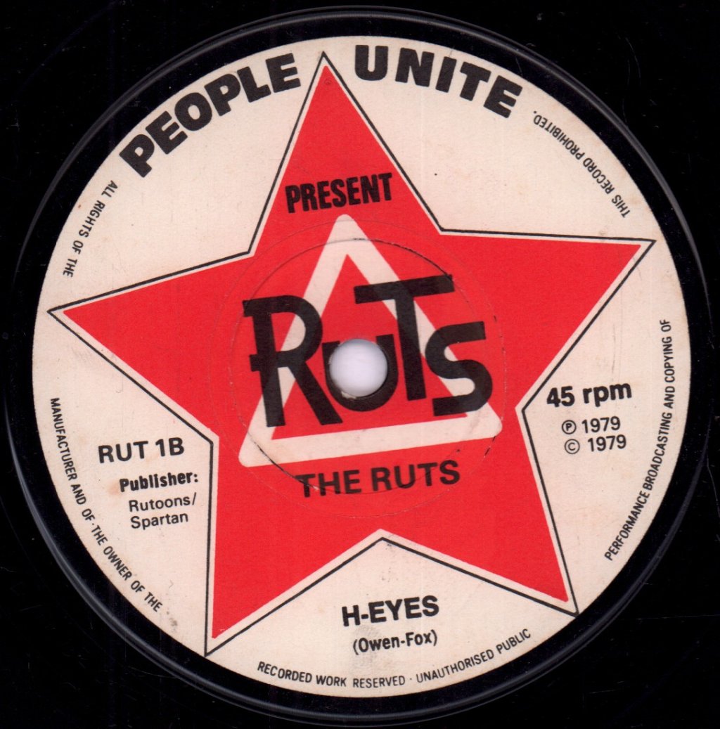 Ruts - In A Rut - 7 Inch
