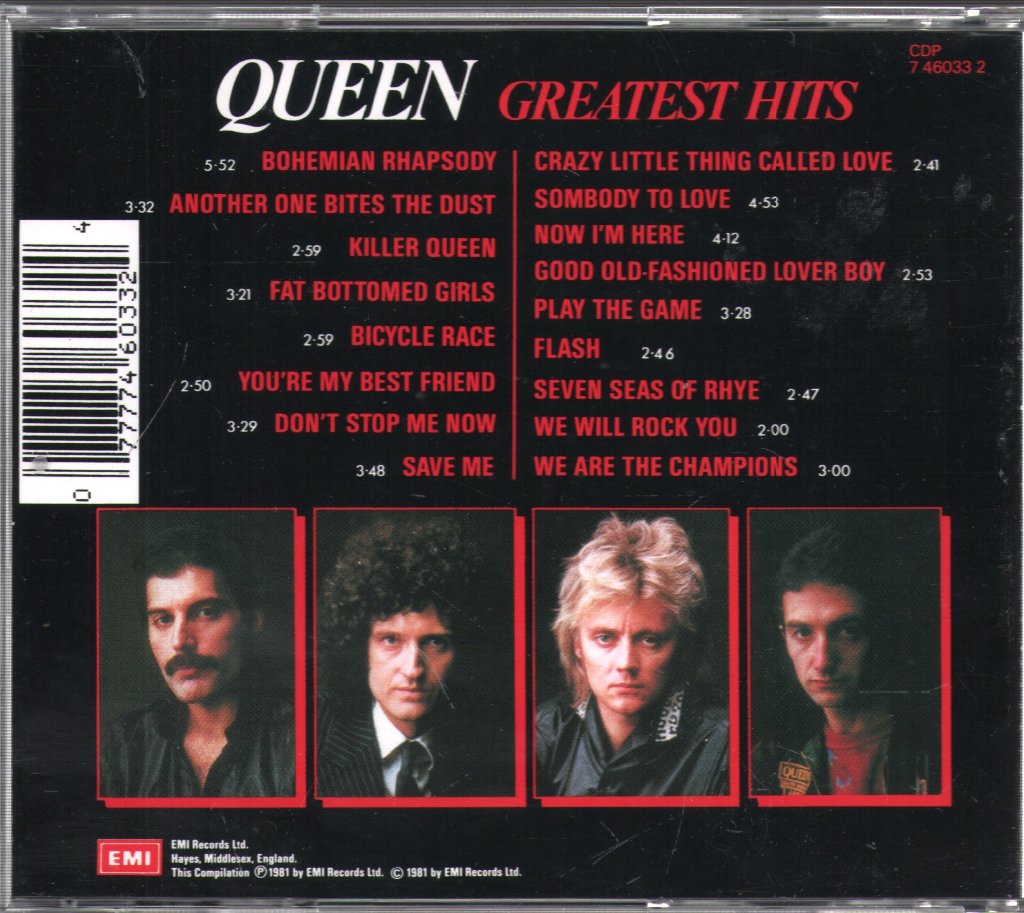 Queen - Greatest Hits - Cd