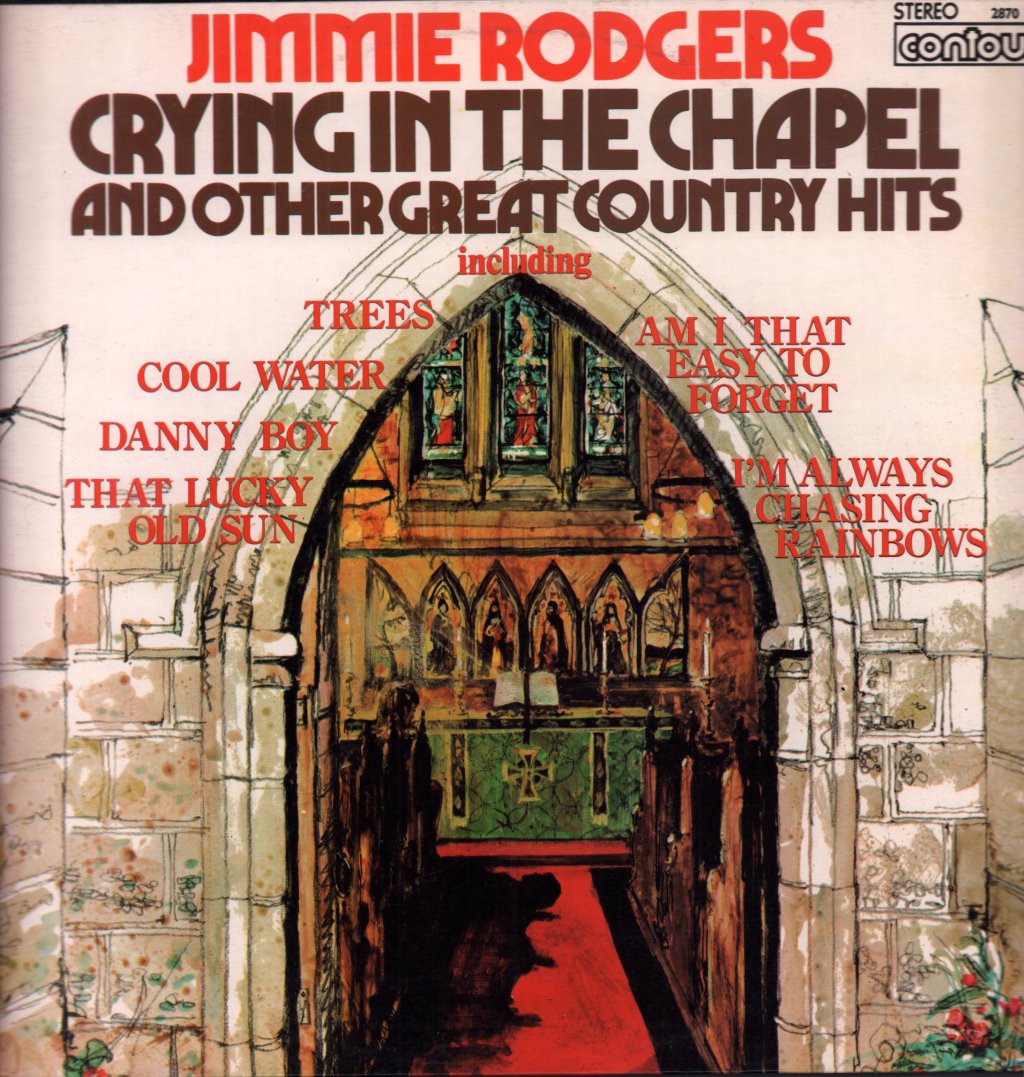 Jimmie Rodgers - Crying In The Chapel And Other great country hits - Lp