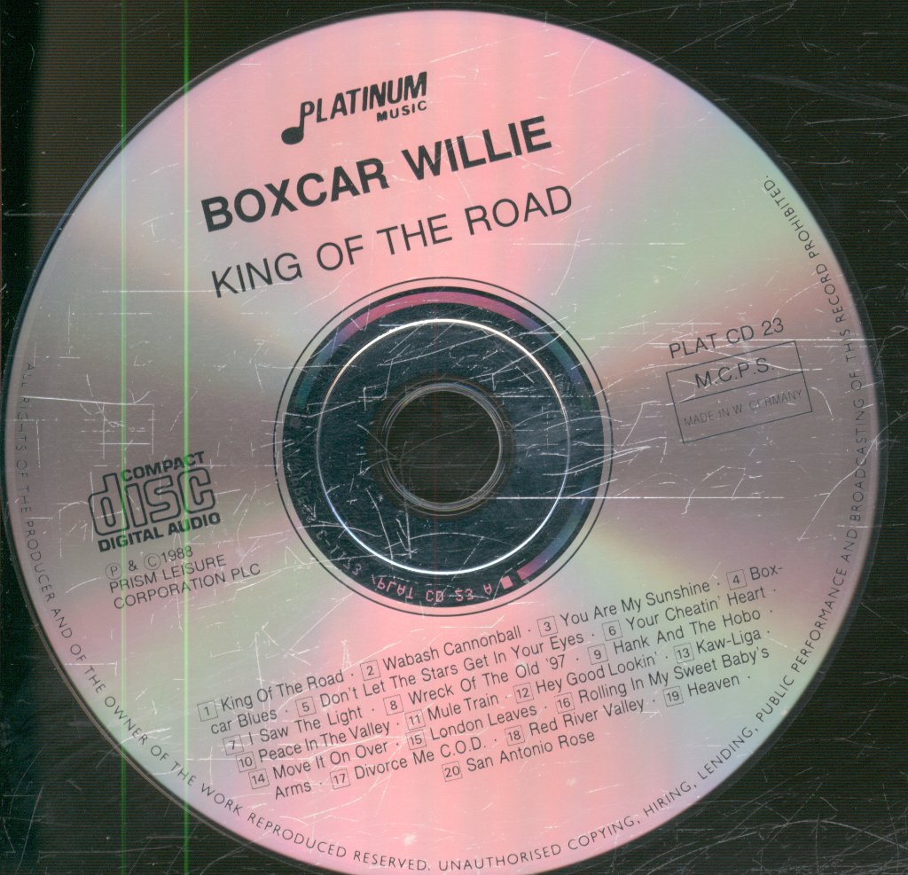 Boxcar Willie - King Of The Road - Cd