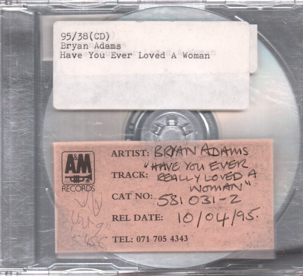 Bryan Adams - Have You Ever Really Loved A Woman - Cd