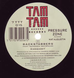 Pressure Zone Featuring Nat Augustin - Backstabbers - 7 Inch