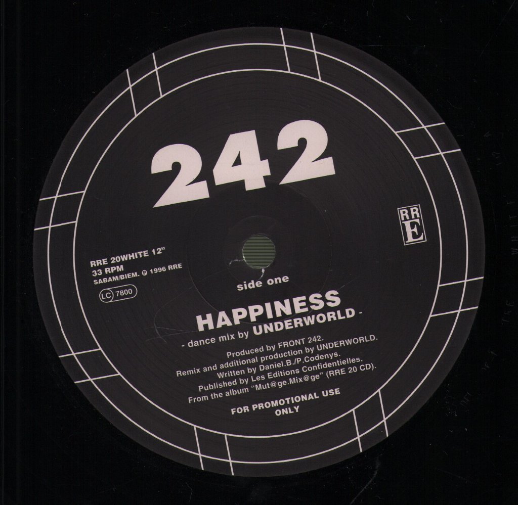 Front 242 - Happiness - 12 Inch