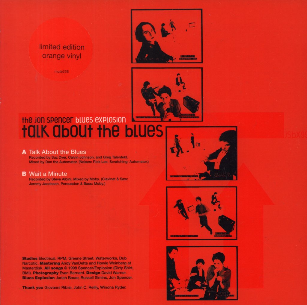 Jon Spencer Blues Explosion - Talk About The Blues - 7 Inch