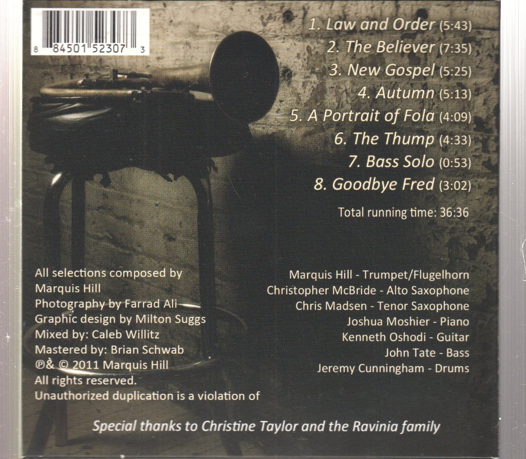 Marquis Hill - New Gospel - Cd