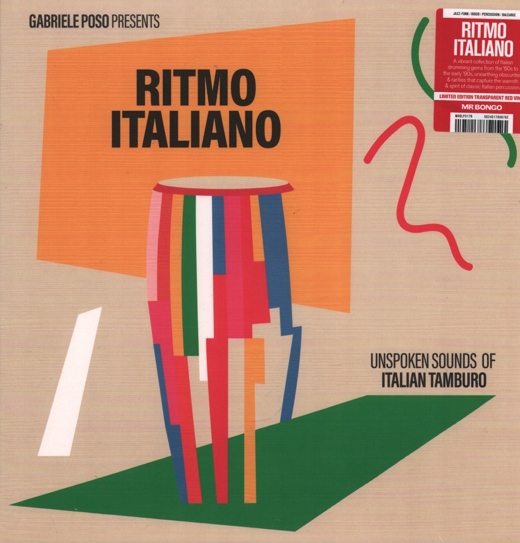 Various Artists - Gabriele Poso Presents: Ritmo Italiano 'Unspoken Sounds of Italian Tamburo' - Lp