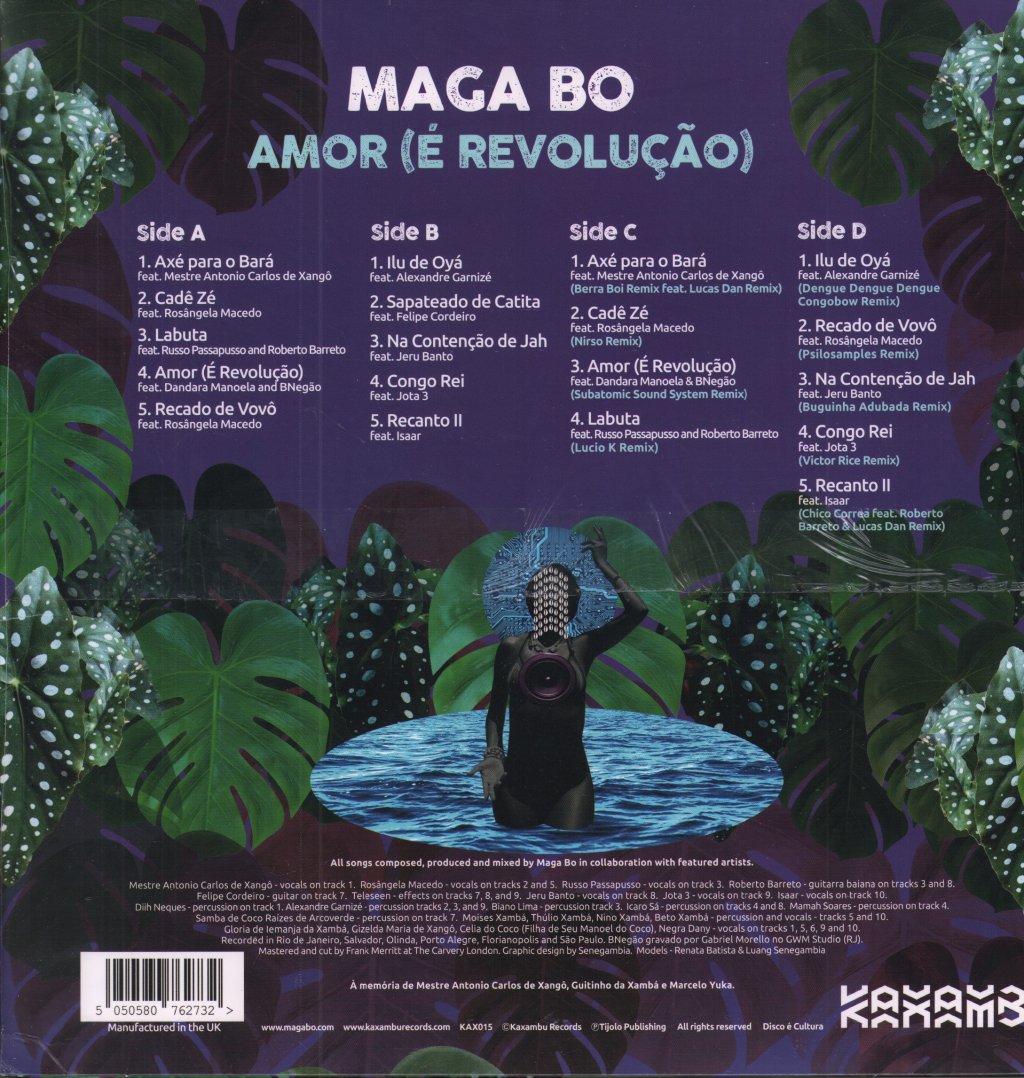 Maga Bo - Amor (É Revolução) - Double Lp