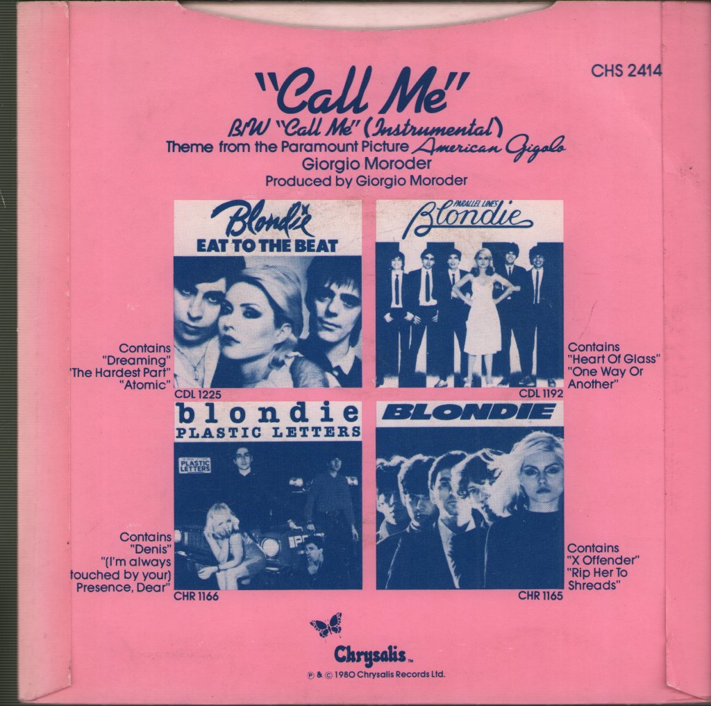 Blondie - Call Me - 7 Inch
