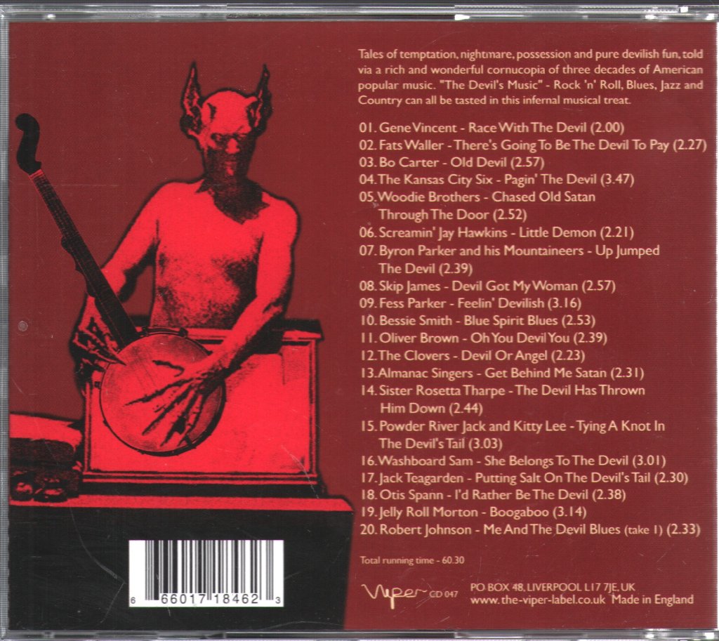 Various Artists - Up Jumped The Devil - American Devil Songs 1920s -1950s - Cd