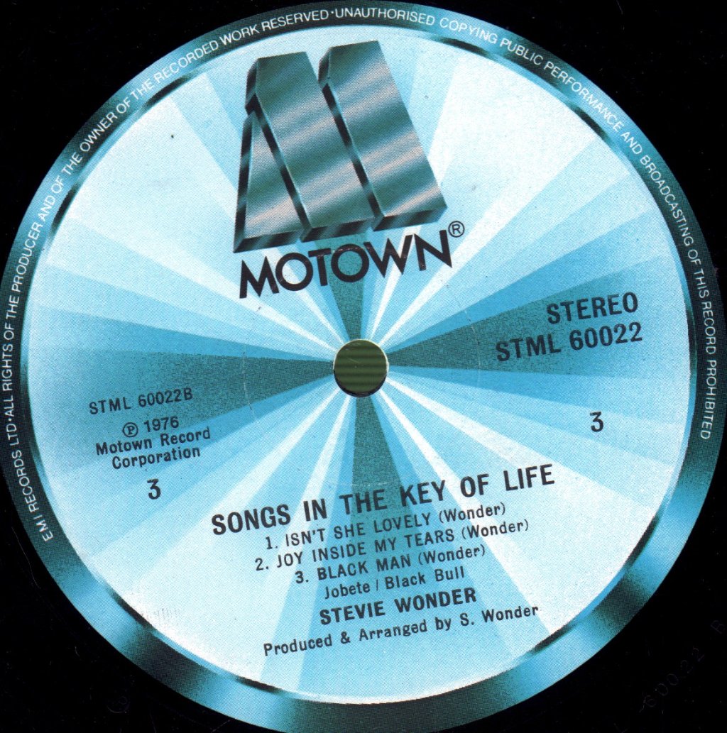 Stevie Wonder - Songs In The Key Of Life - Double Lp