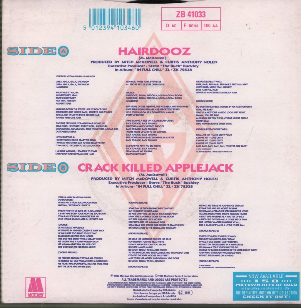 General Kane - Hairdooz - 7 Inch