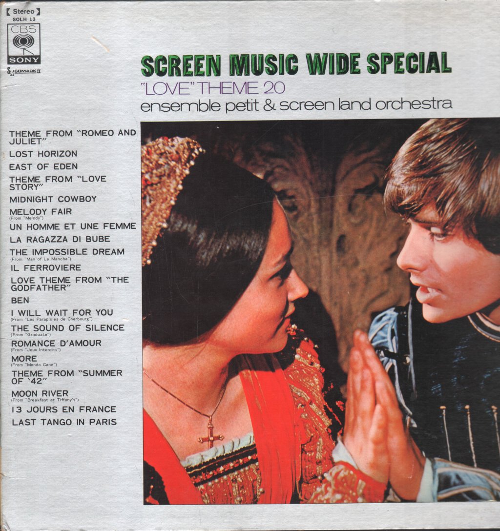 Ensemble Petit & Screenland Orchestra - Screen Music Wide Special "Love" Theme 20 - Lp