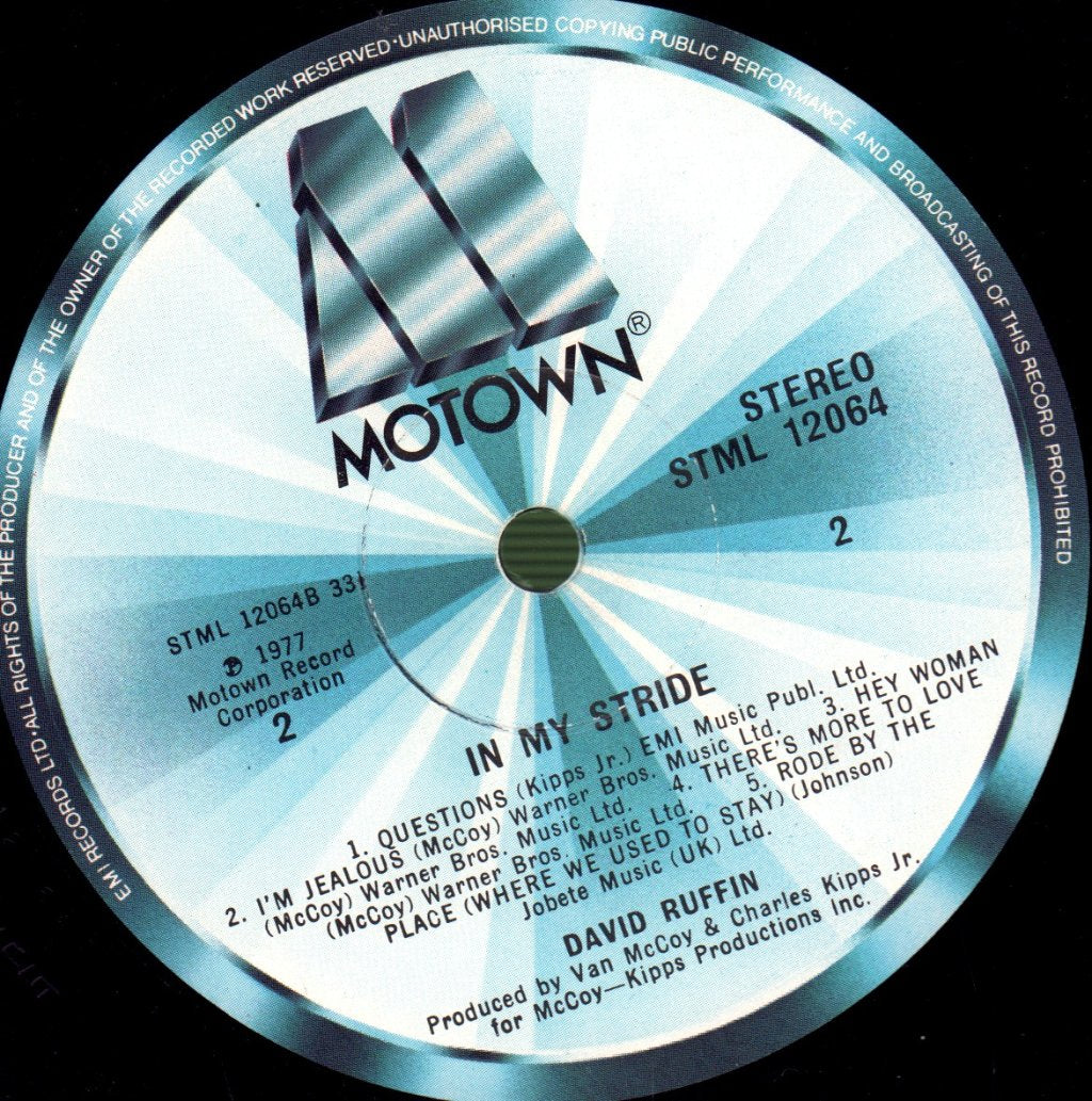 David Ruffin - In My Stride - Lp