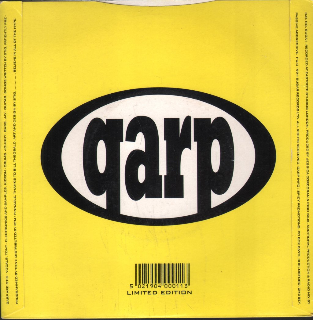 Garp - Prototype - 7 Inch