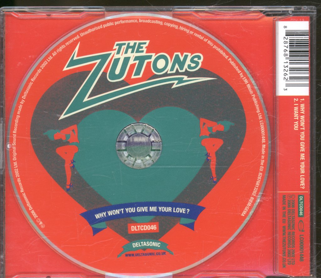 Zutons - Why Won`t You Give Me Your Love? - Cd