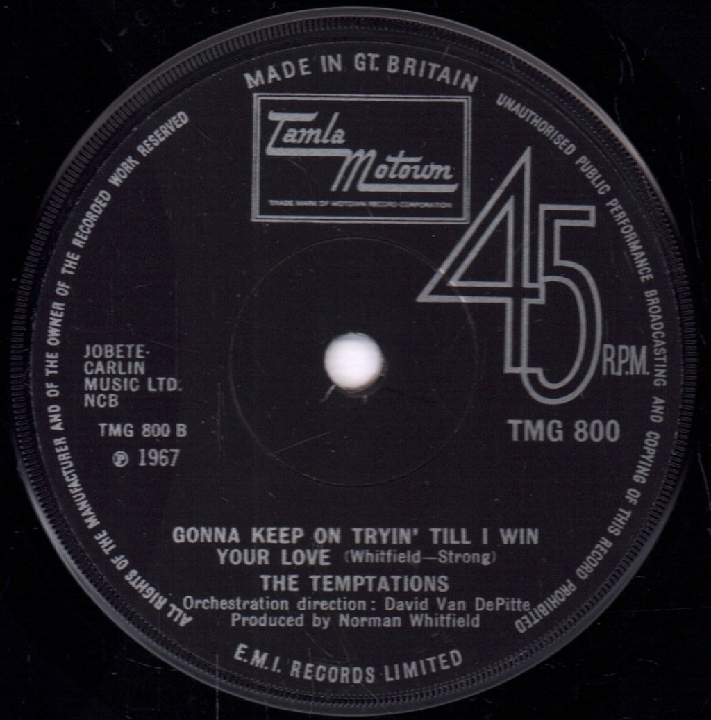 Temptations - Superstar - 7 Inch