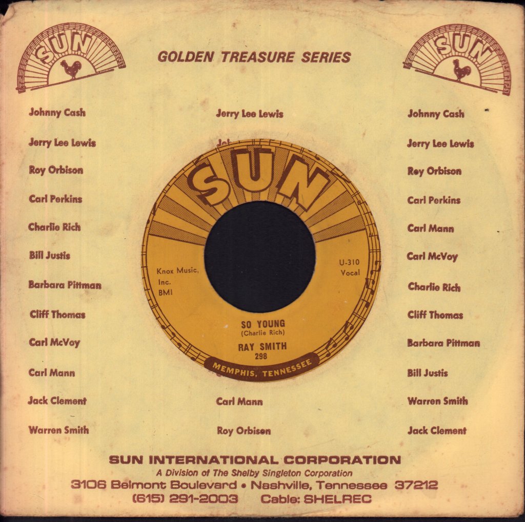 Ray Smith - So Young - 7 Inch