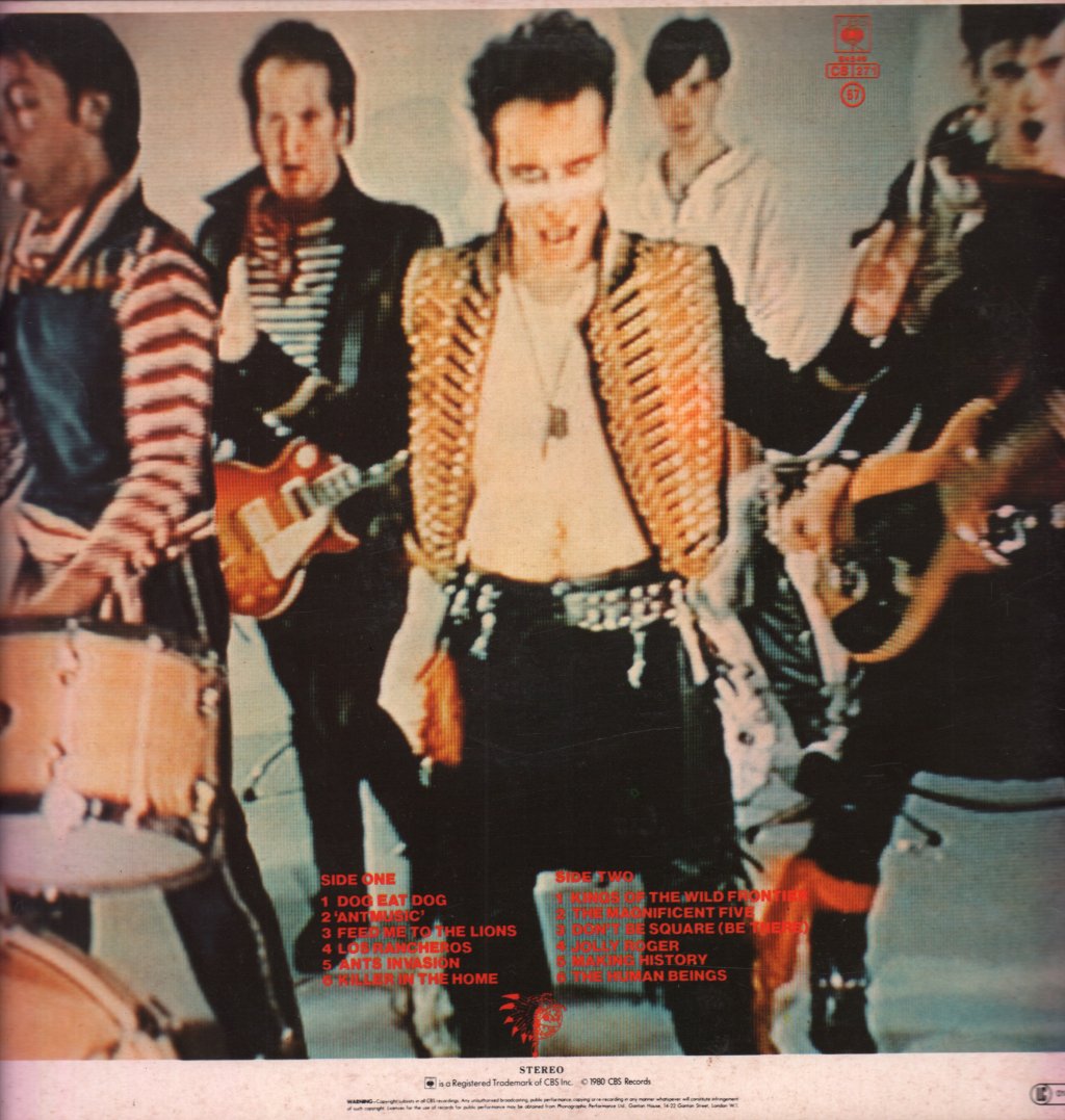 Adam And The Ants - Kings Of The Wild Frontier - Lp