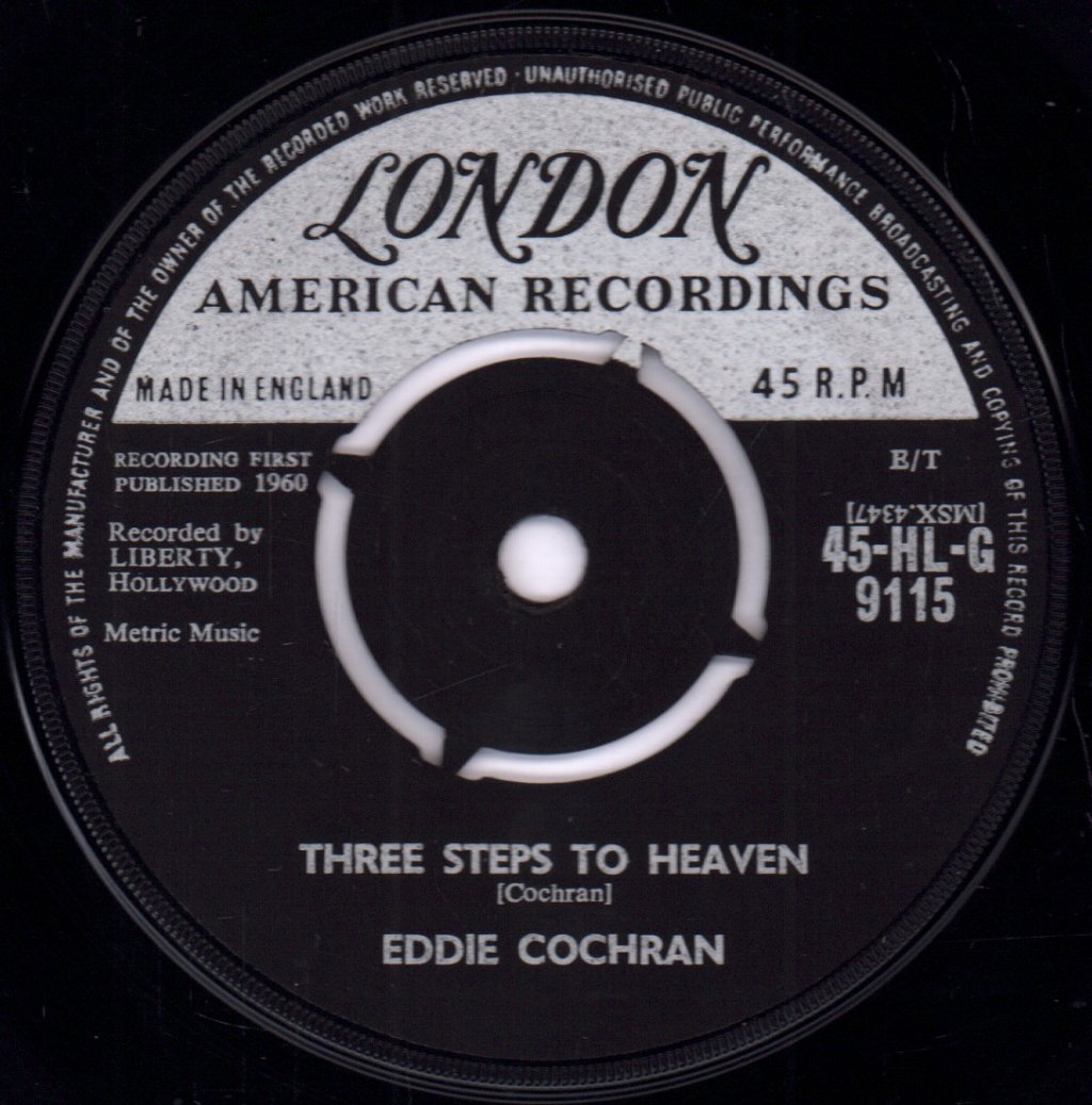 Eddie Cochran - Three Steps To Heaven - 7 Inch