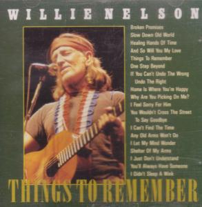 Willie Nelson - Things To Remember - Cd