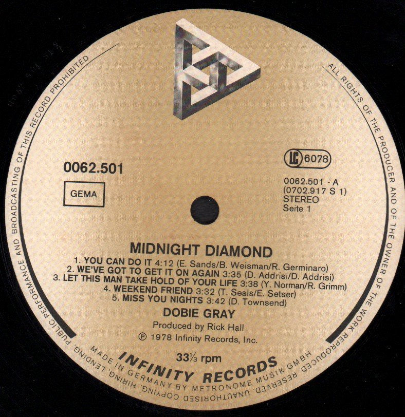 Dobie Gray - Midnight Diamond - Lp