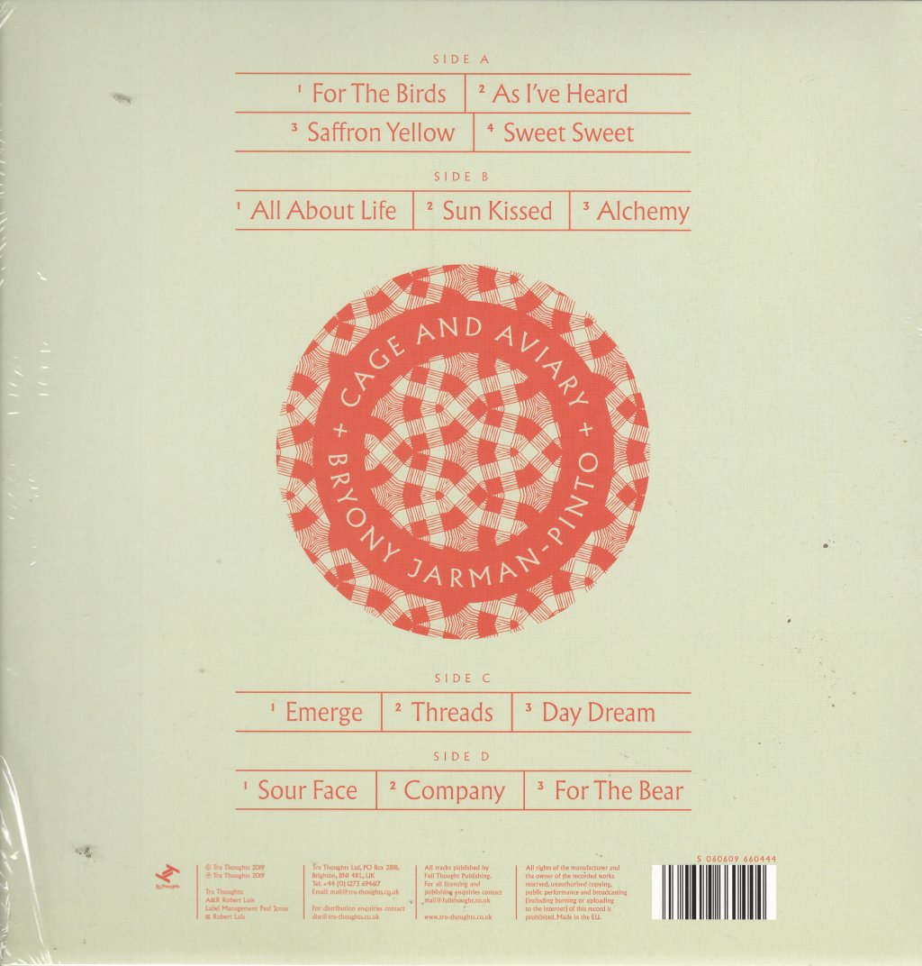 Bryony Jarman Pinto - Cage And Aviary - Double Lp