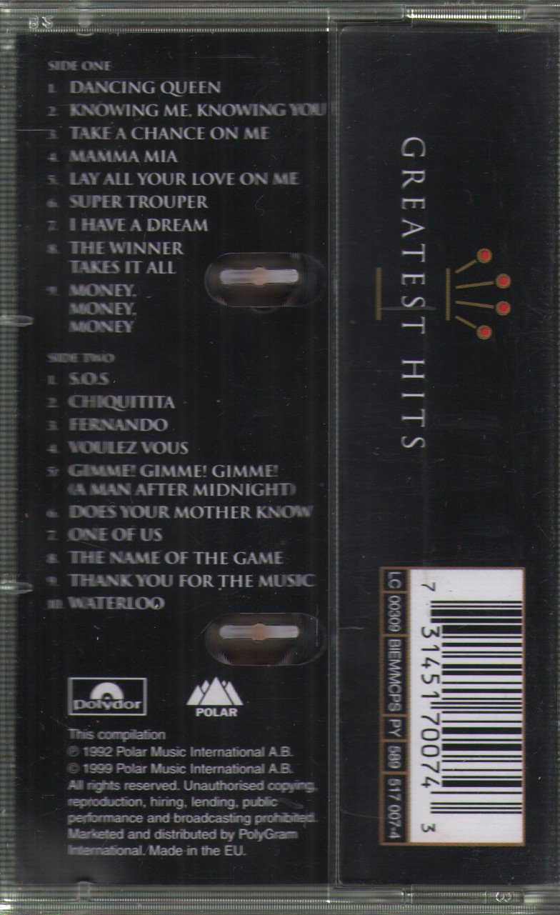 ABBA - Gold (Greatest Hits) - Cassette