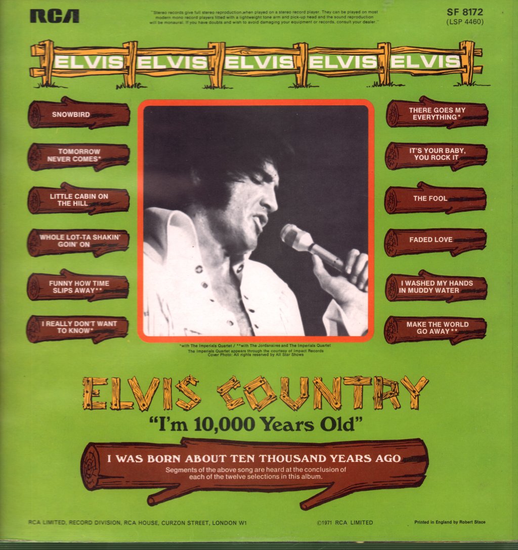 Elvis Presley - Elvis Country - Lp