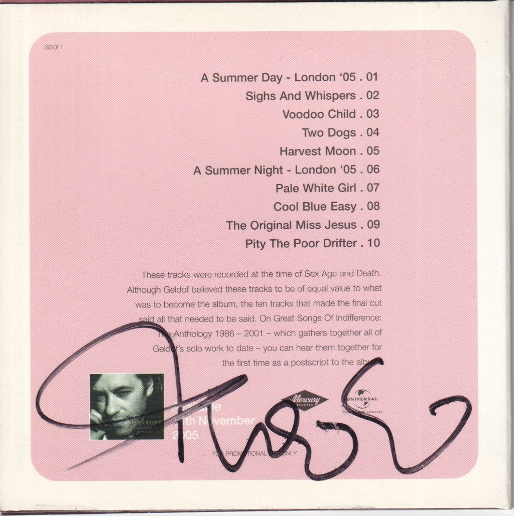Bob Geldof - S.A.D. Too (Sex, Age & Death II) - Cd