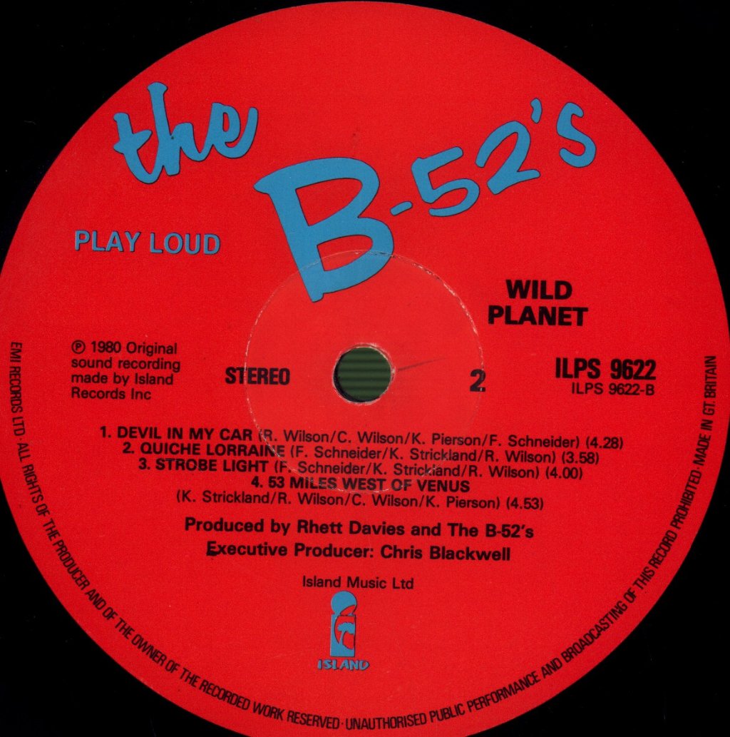 B-52's - Wild Planet - Lp