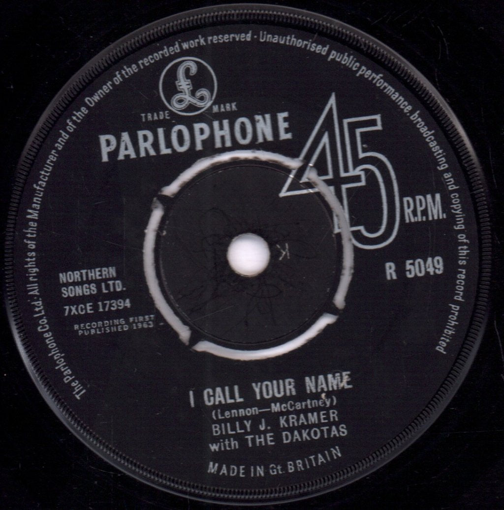 Billy J.Kramer And The Dakotas - Bad To Me - 7 Inch