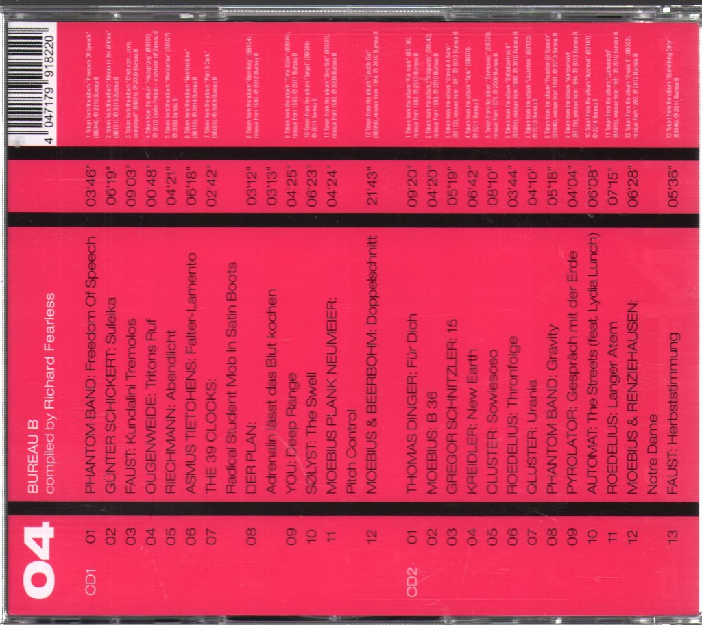 Various Artists - Bureau B Kollektion 04 Compiled By Richard Fearless - Double Cd