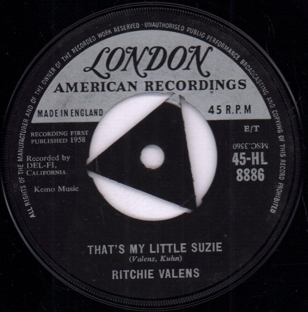 Ritchie Valens - That's My Little Suzie - 7 Inch