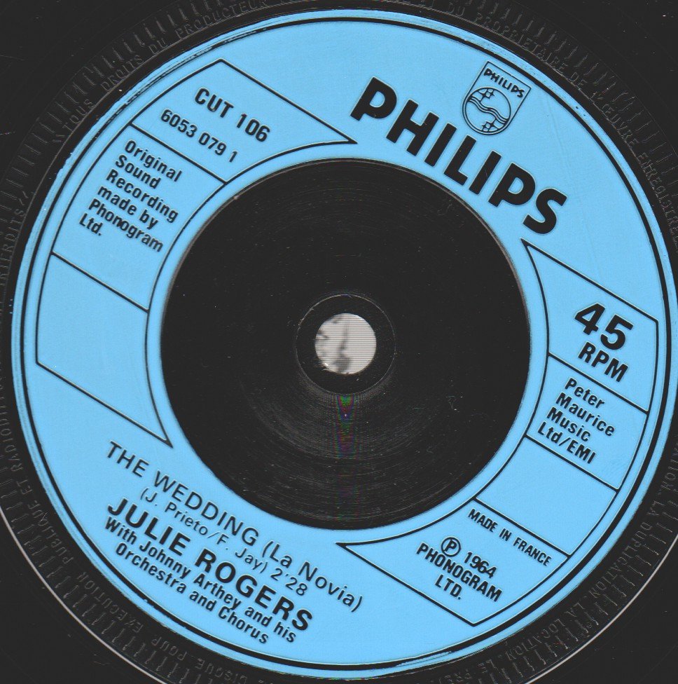 Julie Rogers / Sarah Vaughan And Billy Eckstine - Wedding / Passing Strangers - 7 Inch