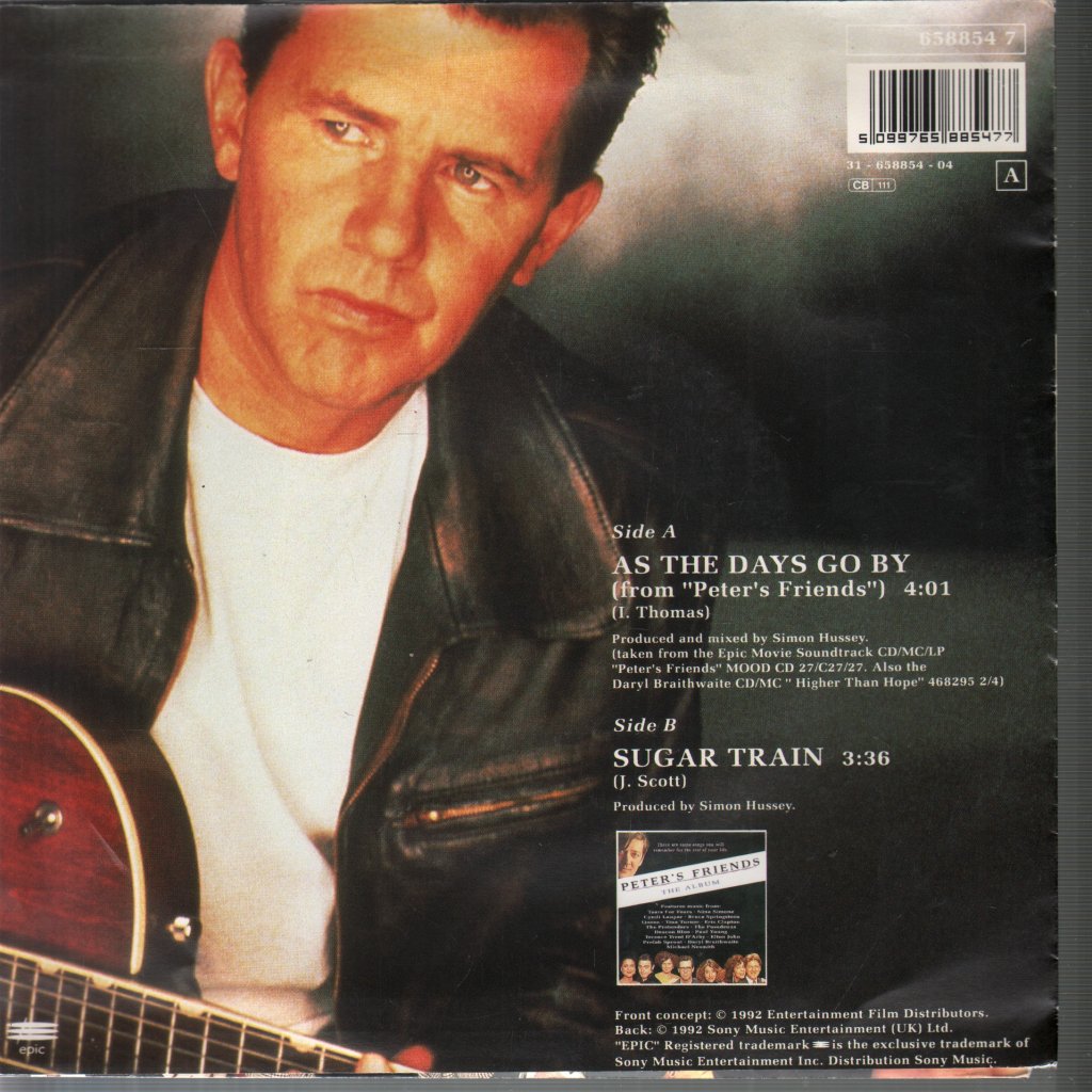 Daryl Braithwaite - As The Days Go By - 7 Inch