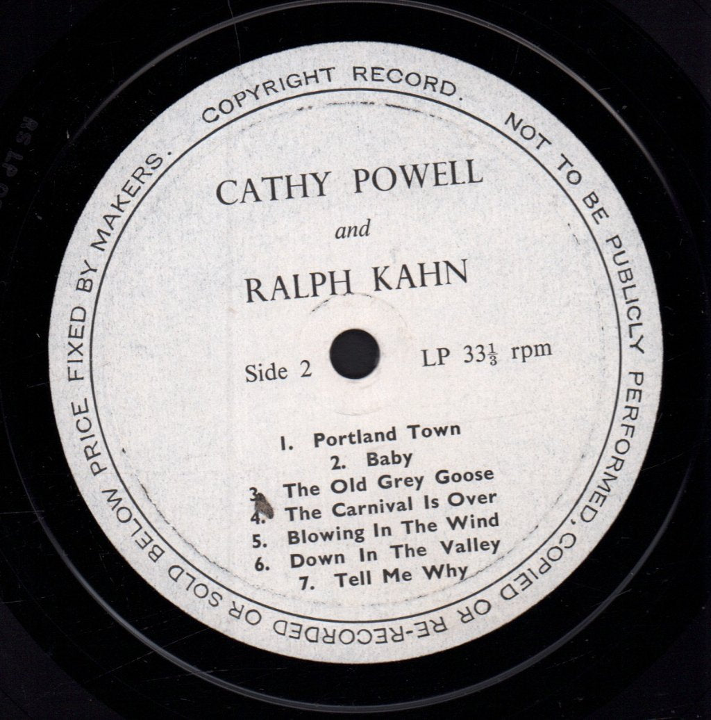 Ralph Khan & Cathy Powell - In The Sweet Bye & Bye - Lp