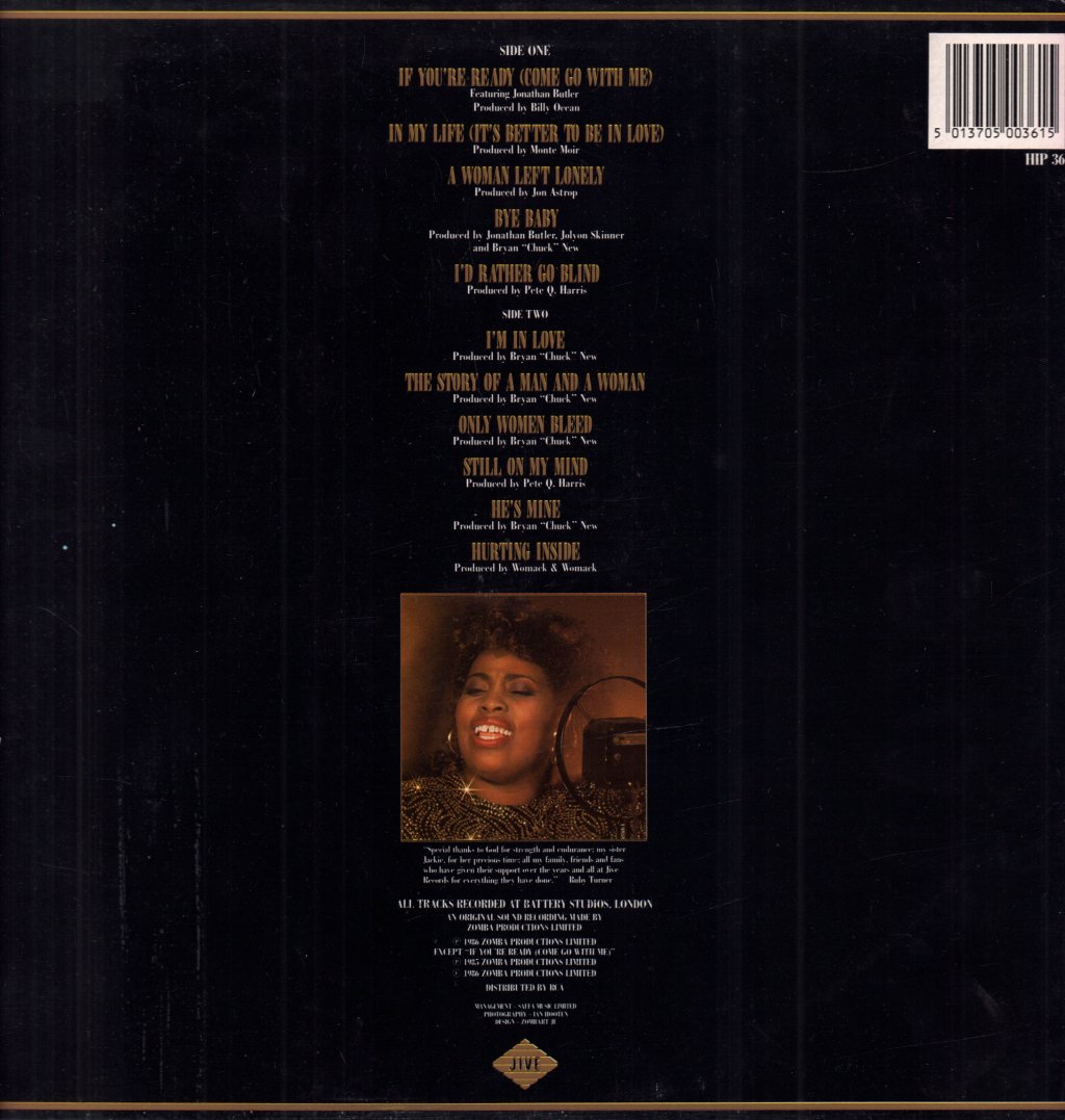 Ruby Turner - Women Hold Up Half The Sky - Lp